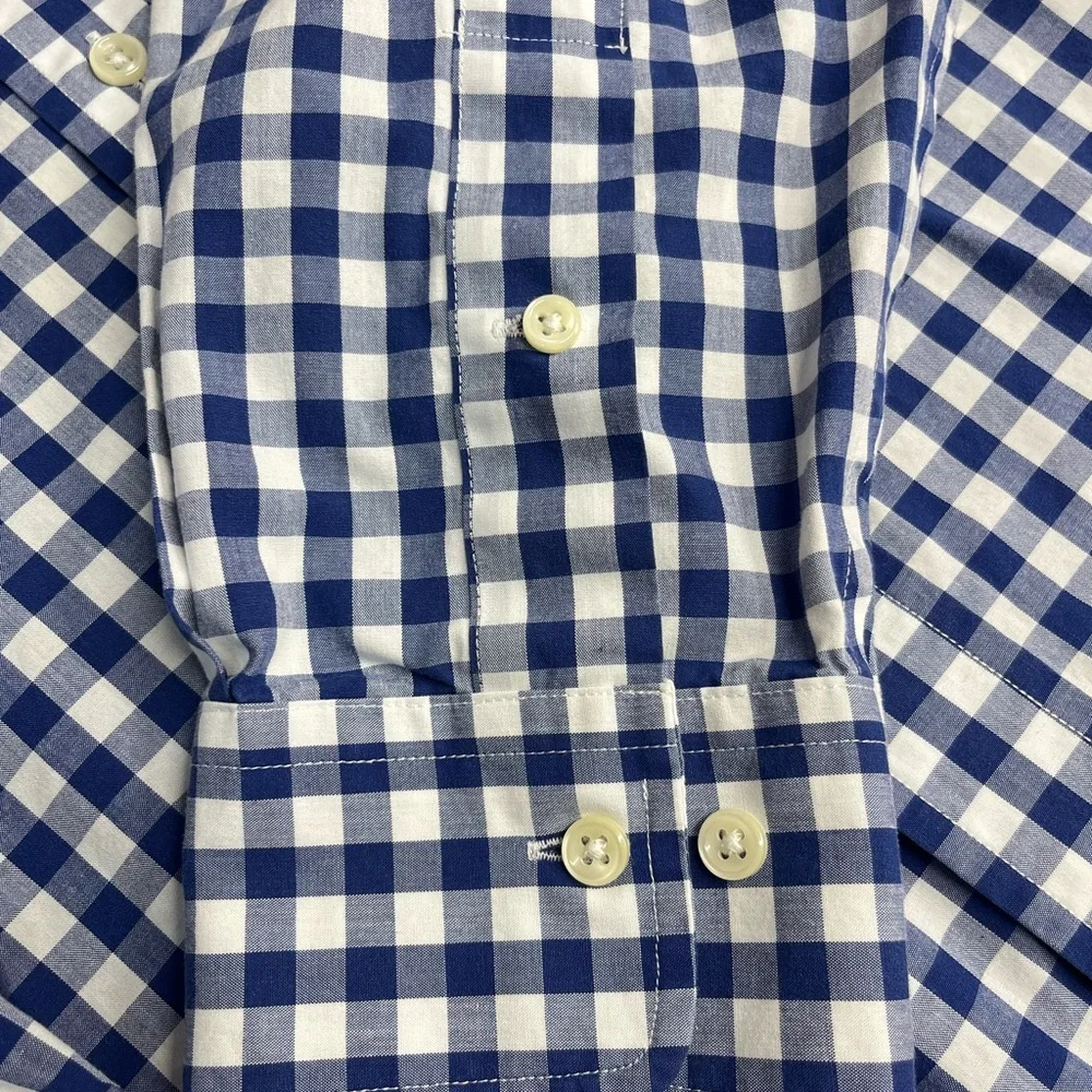 Imperfect Polo Ralph Lauren cotton long sleeve button down non iron shirt 2XB/2G